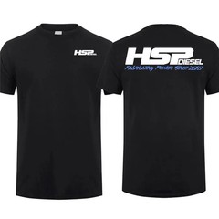HSP Diesel T-Shirt Fabricating Power Since 2010 Mechanic Shop Tee