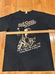 Bob Seger Shirt Mens Medium Face The Promise 2006 2007 Tour Tee Black Anvil