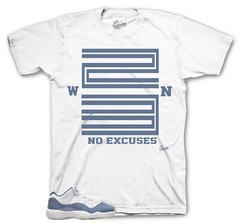 Sneaker Tees To Match Jordan 11 Diffused Blue Shoes – Win 23 Shirt