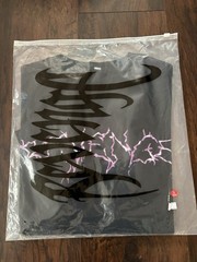 Revenge Pink Lightning Graphic Black Men’s Short Sleeve Crew Neck T-Shirt S