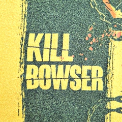 Vintage KILL BILL x SUPER MARIO BROS Shirt XL Movie Parody Video Games Crossover