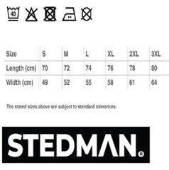 Stedman Plain Cotton Mens Vee V-Neck Tees Tee T-Shirt Tshirt S-3XL