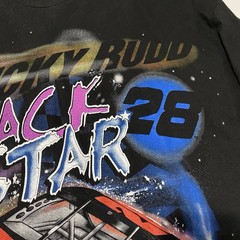 Vtg 90s Ricky Rudd Nascar Track Star All Over Print XL Chase -Small Spots Pic #4