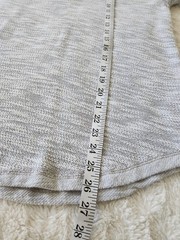 HOLLISTER Mens Textured Boucle Short Sleeve Henley Marled Gray S