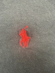 Polo Ralph Lauren Shirt Mens 2XL Black Custom Slim Fit Red Pony Logo Tee