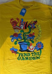 MA®KET “Tend The Garden” T-Shirt Yellow Size Large NWT Chinatown Market Tee