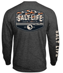 Mens Salt Life Aquatic Journey Graphic Pocket Long Sleeve T-Shirt – Large – NWOT