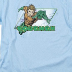JLA Aquaman Licensed Adult Unisex T-Shirt Regular Fit Tee SM-3X