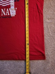 Old Navy Men’s XL Red July 4th 2026 Flag T-shirt 250th Anniversary Short Sleeve