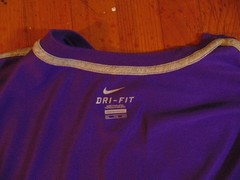 Nike Vintage Kobe Bryant Kobe Never Stops T shirt Mens XXL 2XL Purple Dri Fit