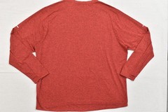 Nike Dri-FIT Men’s XXL Running Shirt Heathered Red Long Sleeve Pullover Perform