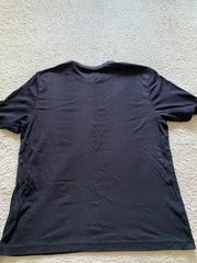 Claiborne Men Short Sleeve Crew Neck T-Shirt Black Size L