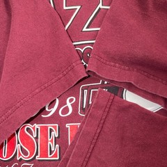 Wazzu Cougars 1998 VTG T Shirt Rose Bowl 90s Football Rose Flower XL Sports