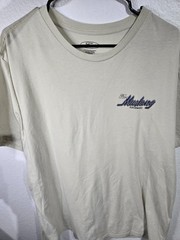 Ford Mustang T-Shirt Mens Size XL White Orange Boss 302 Car Tee Shirt