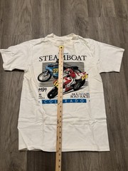 Hanes Beefy Vintage T-Shirt , Medium, Single Stitch, 1989, Made in USA