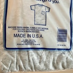 VTG 1991 Bloopers Irregular Men’s Pocket T Shirt Size XXL Heather Gray NOS FOL