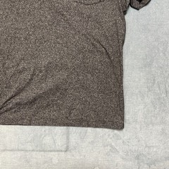 Express Henley Shirt Mens Large Charcoal Gray Short Sleeve Stretch Chest Pocket
