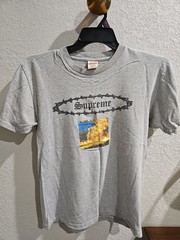 Supreme Men’s T-Shirt TOP SHOTTA TEE (SS22T65) Heather Grey S/S Crew Size S