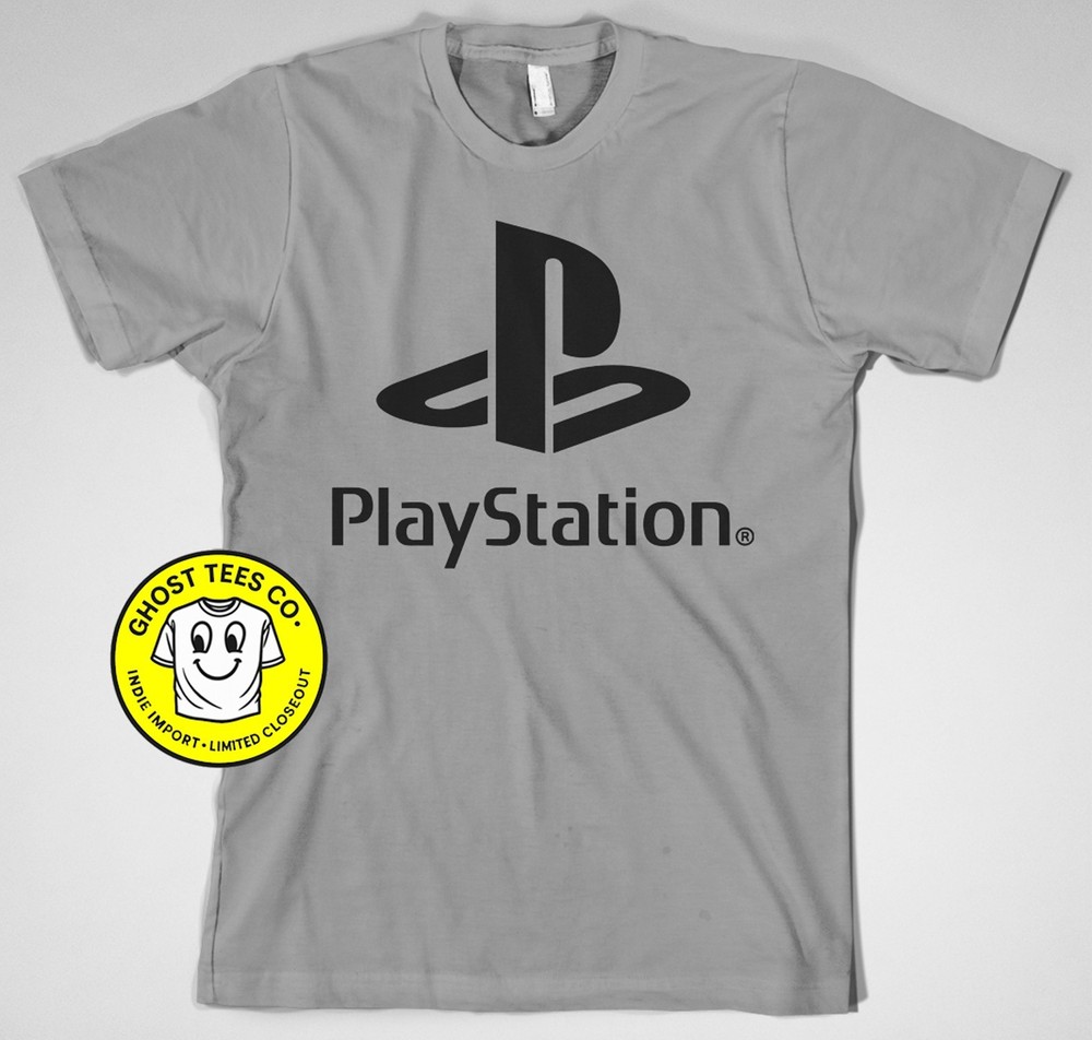 Playstation PS1 Logo T Shirt sony psx gamer videogame 90s ps2 ps3 ps4 ps5 gaming