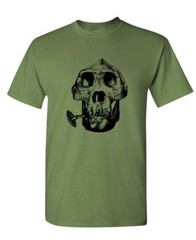 STONED APE SKULL – Unisex Cotton T-Shirt Tee Shirt
