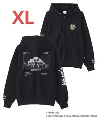 AVIREX FINAL FANTASY VII REMAKE ZIP UP HOODIE BLACK EDITION XL