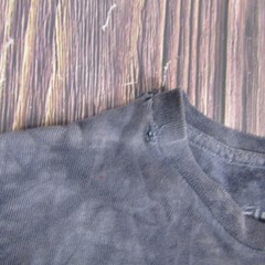 EdTees By The Mountain Shirt Mens Large Black Eagle Graphic Tie Dye Print