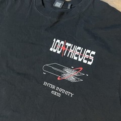 100 Thieves T Shirt Mens 2XL XXL 2021 Enter Infinity White 100T Video Games Tech