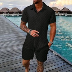 6 colors European and American new summer men’s fashion pure color casual