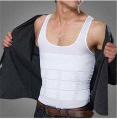SecondSkin Men’s Shaper Cooling T-Shirt Slimming Body Shaper Compression Tops US