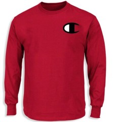 Champion Men’s Big and Tall Classic Long Sleeve Tee Shirt, Sizes XLT to 6X