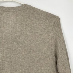 Jachs Shirt Mens XL Extra Large Long Sleeve Thermal Waffle Casual Sleep Brown