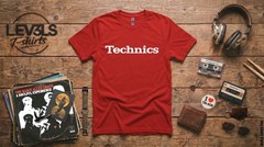TECHNICS LOGO T SHIRT DJ 1200 TURNTABLE MUSIC VARIOUS COLORS SIZES M-2XL