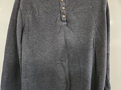 Men’s G.H. Bass & Co Long Sleeve Shirt Size Large Slate Dark Navy/Gray