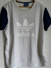 Adidas Originals Trefoil Raglan T-Shirt (White/Navy)