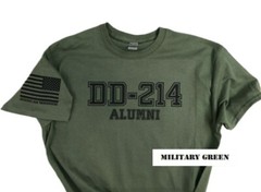 DD-214 Alumni Veteran Tshirt Choose your color