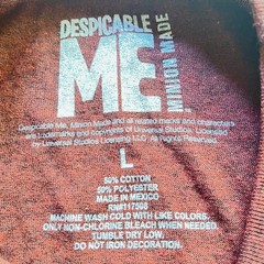 Despicable Minion T-Shirt Men’s, Do I Look Like I Care? – Maroon, Large – NEW