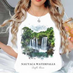 Nauyaca Waterfall Unisex Shirt Travel Gift Costa Rica Trip Lover Favorite Tee