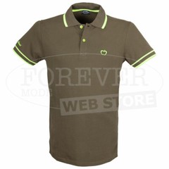 Men’s Polo Baci Abbracci With Embroidered Logo And Fluorescent Trim Art BAM1421C