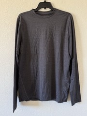 Greyson Shirt Mens Small Gray Shepherd Guide Sport Base Layer Hiking Camping NEW