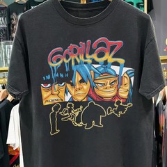 2000s Gorillaz Rare T-Shirt Black M