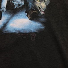 VTG 3D EMBLEM HARLEY DAVIDSON STURGIS 50TH 1990 LEADER OF THE PACK T-SHIRT XL