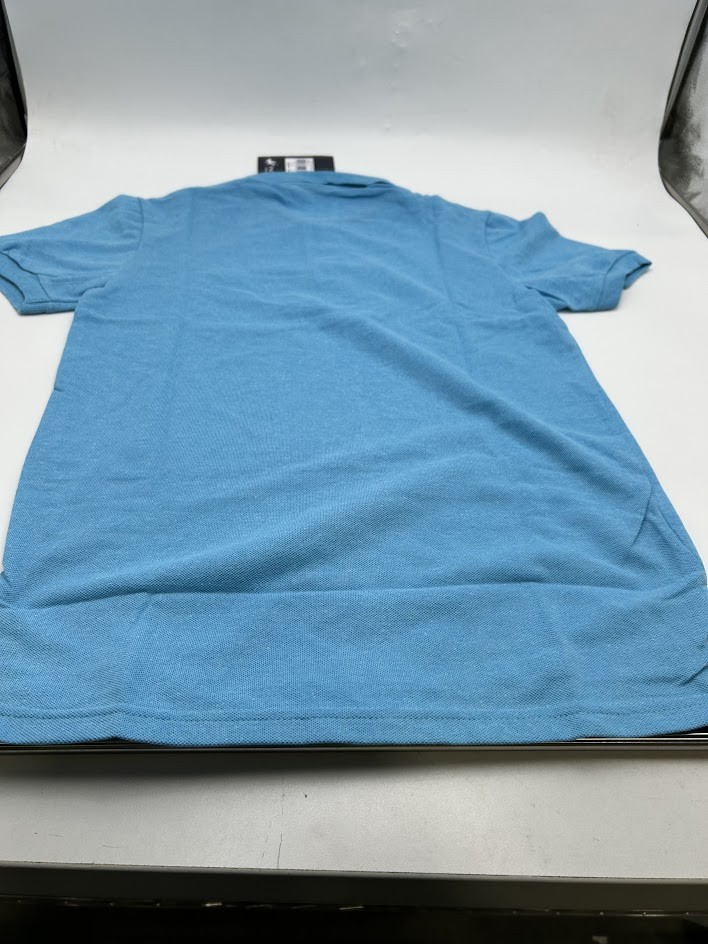 PACIFIC POLO CLUB MEN’S SHORT SLEEVES BUTTONS – SIZE: MEN S – CYAN