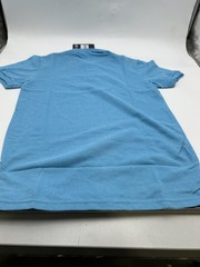 PACIFIC POLO CLUB MEN’S SHORT SLEEVES BUTTONS – SIZE: MEN S – CYAN