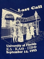 Vintage University Of Florida Gainesville Fraternity Dating Tshirt XL Sorority