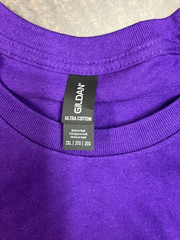 T-SHIRT 2XL PURPLE PROMO FESTIVAL OF UNDISCOVERED GRAPES LOS ANGELES MAR 2026