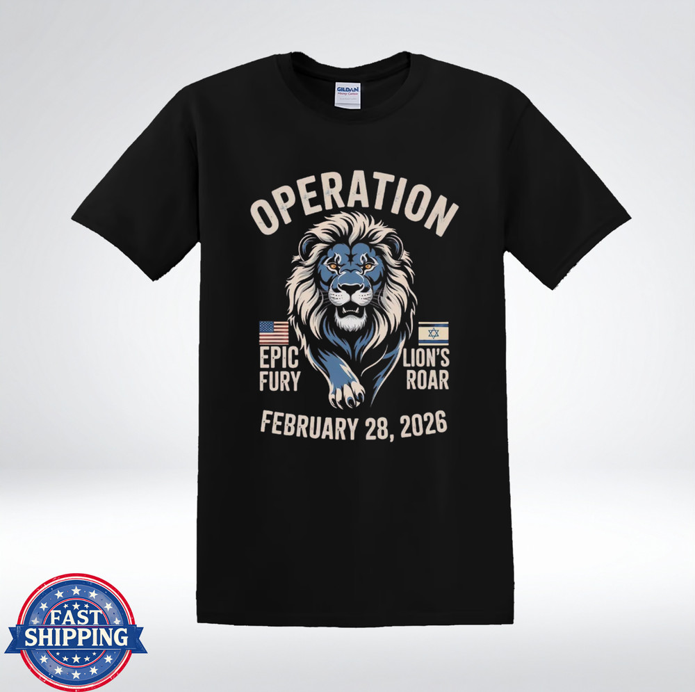 Operation Epic Fury Lion Graphic Patriotic 2026 T-Shirt