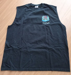 Sleveless Back to The Bone Cozumel Diver’s promo Backlit T-shirt black size XXL