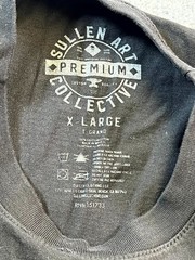 Sullen Art Collective T-Shirt Men’s XL Black Angel Baby Tattoo Graphic Prem Fit
