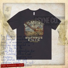 Big Muskie Model 4250-W Dragline 1969 Vintage Men’s T-Shirt