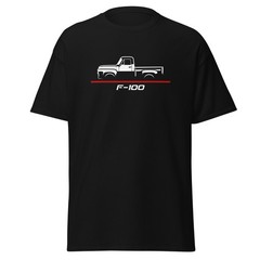 F100 1953 Vintage Step Side Classic V8 Truck Graphic Tee T-Shirt Gift